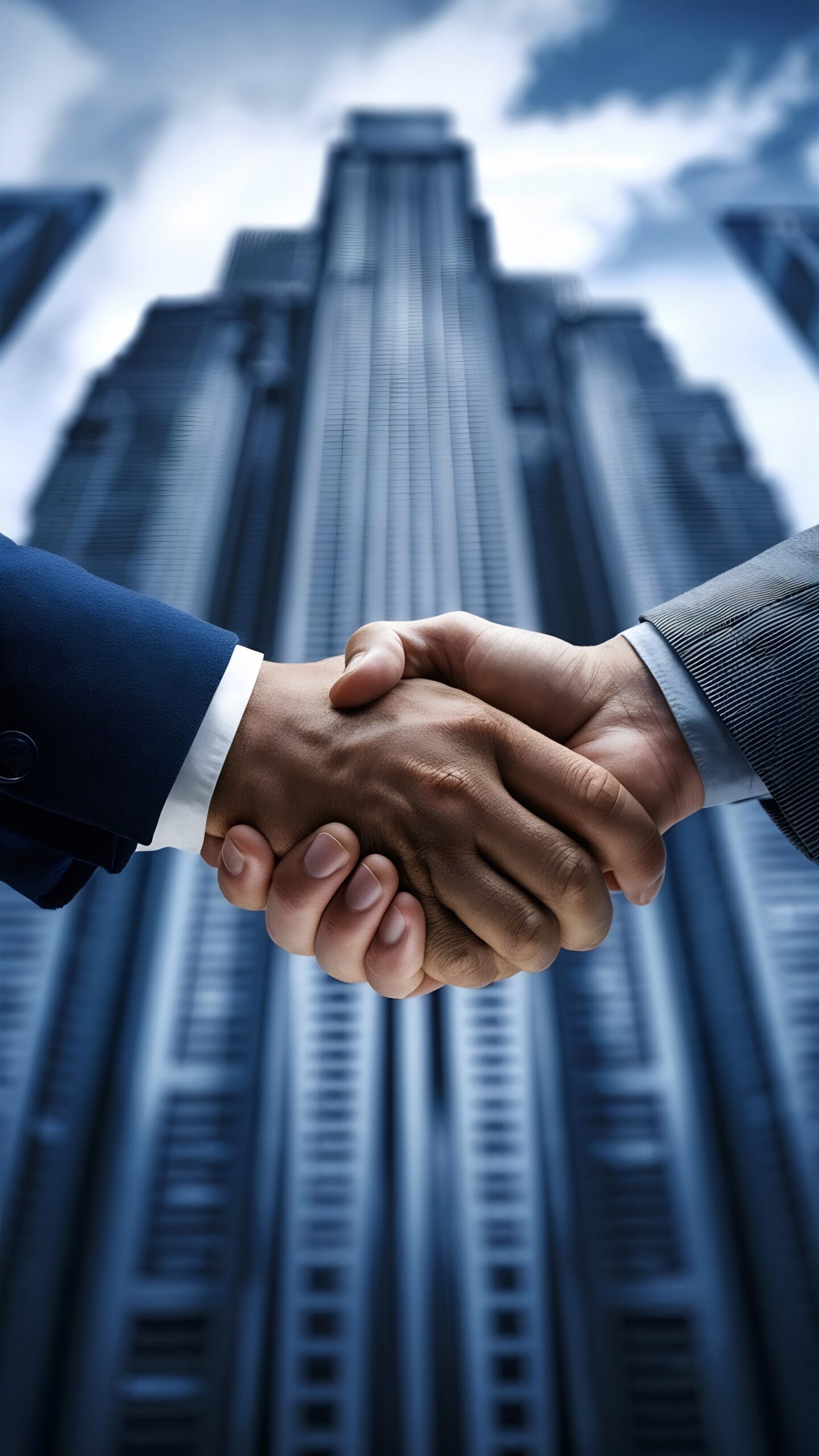 Handshake in office — Stonebridge Real Estate Advisory